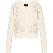 Usha Casaco de malha creme