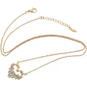 NAEMI Colar ouro / transparente