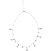 NAEMI Colar prata / transparente