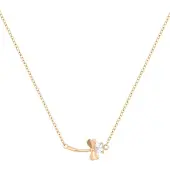 Faina Colar ouro / transparente