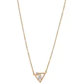 Faina Colar ouro / transparente