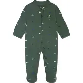 Lacoste Kids Macacão De Manga Comprida Footed Croco Print