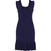 Faina Vestido de malha navy