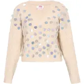 Mymo Pullover bege / prata