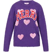 Mymo Pullover roxo / cor-de-rosa / vermelho