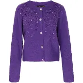 Faina Casaco de malha roxo