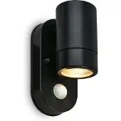 Briloner Candeeiro de parede exterior 3789015, preto, plástico, GU10