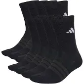 Adidas MEIAS DE CANO MÉDIO COM AMORTECIMENTO - 10 PARES