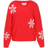 Mymo Pullover vermelho / branco