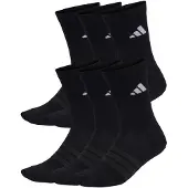 Adidas Meias de Cano Médio Almofadadas Conjunto de 6 Pares