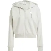 Adidas Casaco de treino em moletão 'Essentials' branco / branco lã