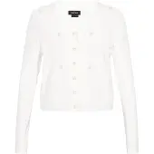 Usha Casaco de malha offwhite