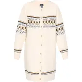 Dreimaster Maritim Casaco de malha azul claro / preto / offwhite / branco natural