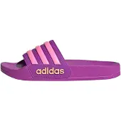 Adidas Sapato de praia/banho 'Adilette' ouro / roxo / rosa claro