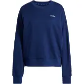 Adidas Sweatshirt de desporto 'Seasonal Essentials' azul escuro / branco