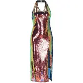 Faina Vestido de cocktail mistura de cores