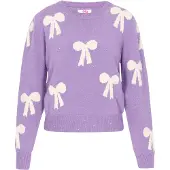 Mymo Pullover roxo / branco