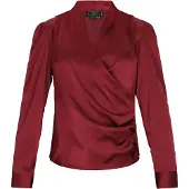 Faina Blusa borgonha