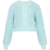 IZIA Casaco de malha aqua