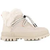 Palladium Botim com fivela 'Pallashock Lo Hiver' bege claro