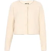 Dreimaster Casaco de malha prata / offwhite