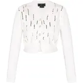 Faina Casaco de malha offwhite