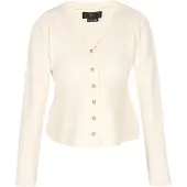 Faina Casaco de malha offwhite