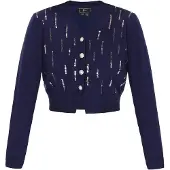 Faina Casaco de malha navy