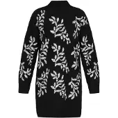 Usha Vestido de malha preto