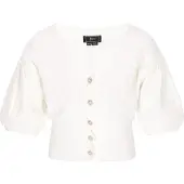 Faina Casaco de malha offwhite
