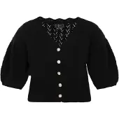 Faina Casaco de malha preto
