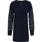 Dreimaster Klassik Vestido de malha navy