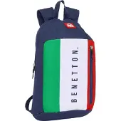Safta Mochila Benetton Flag Mini 8.50l 27x33x10 Cm