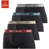 Buffalo Boxers cinzento / petróleo / vermelho escuro / preto