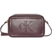 Calvin Klein Mala de ombro vermelho vinho