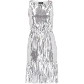 Mymo Vestido de cocktail prata