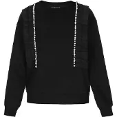 Faina Sweatshirt preto / branco