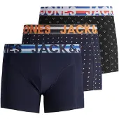 Jack & Jones Boxers 'Henrik' azul / laranja / preto / branco