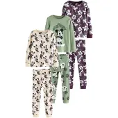 Next Pijama areia / verde claro / berinjela