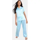 Lipsy Pijama azul céu / branco