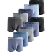 Next Boxers azul noturno / azul pastel / azulado / cinzento / acinzentado / preto