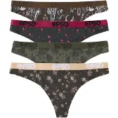PSD Tanga 'Floanda' bege / cáqui / bordeaux / branco natural
