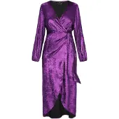 Faina Vestido de festa roxo