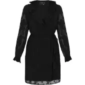 Faina Vestido de cocktail preto