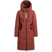 Khujo Sobretudo de inverno 'ARIBAY4 LIGHT ' vermelho escuro