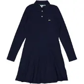 Lacoste Kids Vestido De Manga Comprida Pique