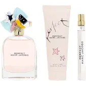 Marc Jacobs Conjunto de presente perfeito eau de parfum 100 ml, eau de parfum miniatura 10 ml e loção corporal 75 ml - 100 ml