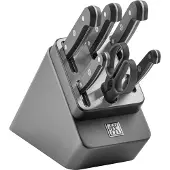 Zwilling Gourmet SharpBlock, bloco de facas de 7 peças, cinzento
