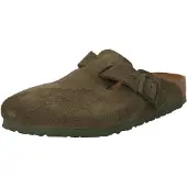 Birkenstock Sapato aberto 'Boston' verde escuro