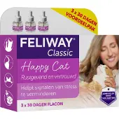 Feliway Recarga Elétrica Clássica Anti-Stress Cat 3x48ml